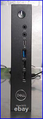 3 DELL WYSE 5070 THIN CLIENT QUAD PENTIUM SILVER J5005 1.5GHz 8GB RAM 16GB withPA