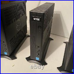 4 Dell DX0D Wyse Thin Client 16GB SSD 4GB 1.40 GHz WithPower Supply OS Windows