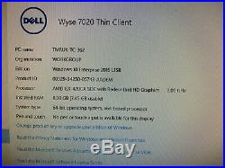 Dell WYSE 7020 Thin Client ZX0Q 8GB DDR3 60GB SSD