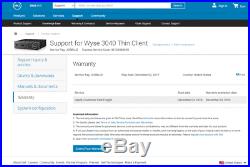 Dell Wyse 3040 Thin Client Intel Atom Quad x5-Z8350 2GB 16GB SSD Windows 10