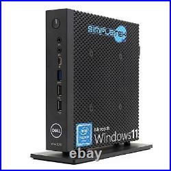 Dell Wyse 5070 Mini PC Thin Client Windows 11 Pro 4GB 120GB RS232 Serial Com