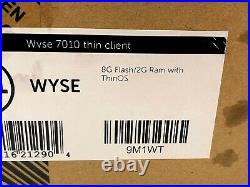 Dell Wyse Zx0D 7010 Thin Client AMD G-T56N 1.65GHz 8G Flash 2G RAM 9M1WT NEW