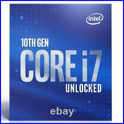 Intel Core i7-10700K CPU Processor 8 Cores 3.8GHz 5.1GHz 16MB Cache RRP £374