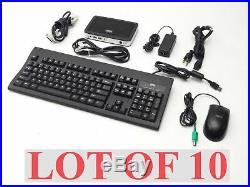 LOT 10 DELL WYSE PXN 909569-01L P25 THIN CLIENT PC 32MB FLASH 512MB RAM With PSU
