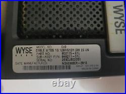 LOT of 10 WYSE Cx0 C10LE WTOS 1G Thin Client 128F/512R DVI ES US with AC adapter