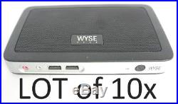 LOT of 10x WYSE Tx0 Thin Client 1GHz CPU 909566-01L with Power Adapter