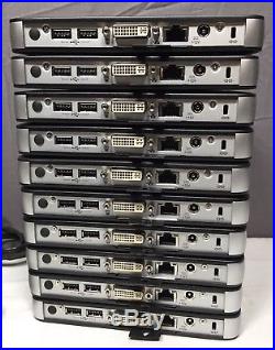 Lot of 10 Dell Wyse TX0 T10 1GB Thin Client 909566-01L DVI with Cables