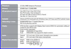 Lot of (2) Dell WYSE Thin Client 909532-01L Rx0L R00LX AMD Sempron 1.5GHz 512MB