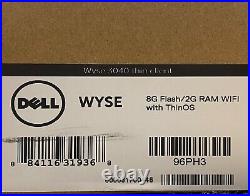 Lot of 3 Dell Wyse 3020 Thin Clients with 8GB Flash, 2GB RAM & Intel Atom x5 Z8350