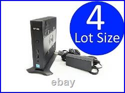Lot of 4 Dell Wyse 5010 16GF/4GR Dx0D Thin Client AMD G-T48E 1.4GHz with WS7E