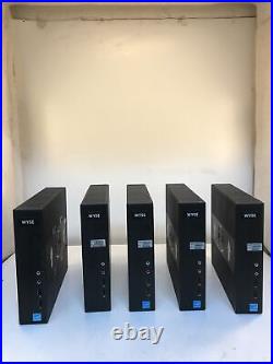 Lot of 5 Dell Wyse 7020 Zx0Q Thin Clients G-T56N 1.65 GHz NO HDD 4GB Boot toBIOS