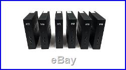 Lot of 6 WYSE Thin Client D90D7 909634-21L Dx0D 8/4 F/R WS7E with AC Adapter