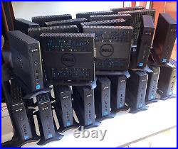 Lot of 60 Dell DX0D Wyse Thin Client 16GB SSD 4GB 1.40 GHz With PWR Supply Os win7