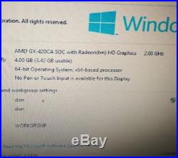 Wyse Dell Zx0Q Thin Client AMD 2GHZ. 4GB RAM 32GB HD keyboard mouse win 8.1 pro